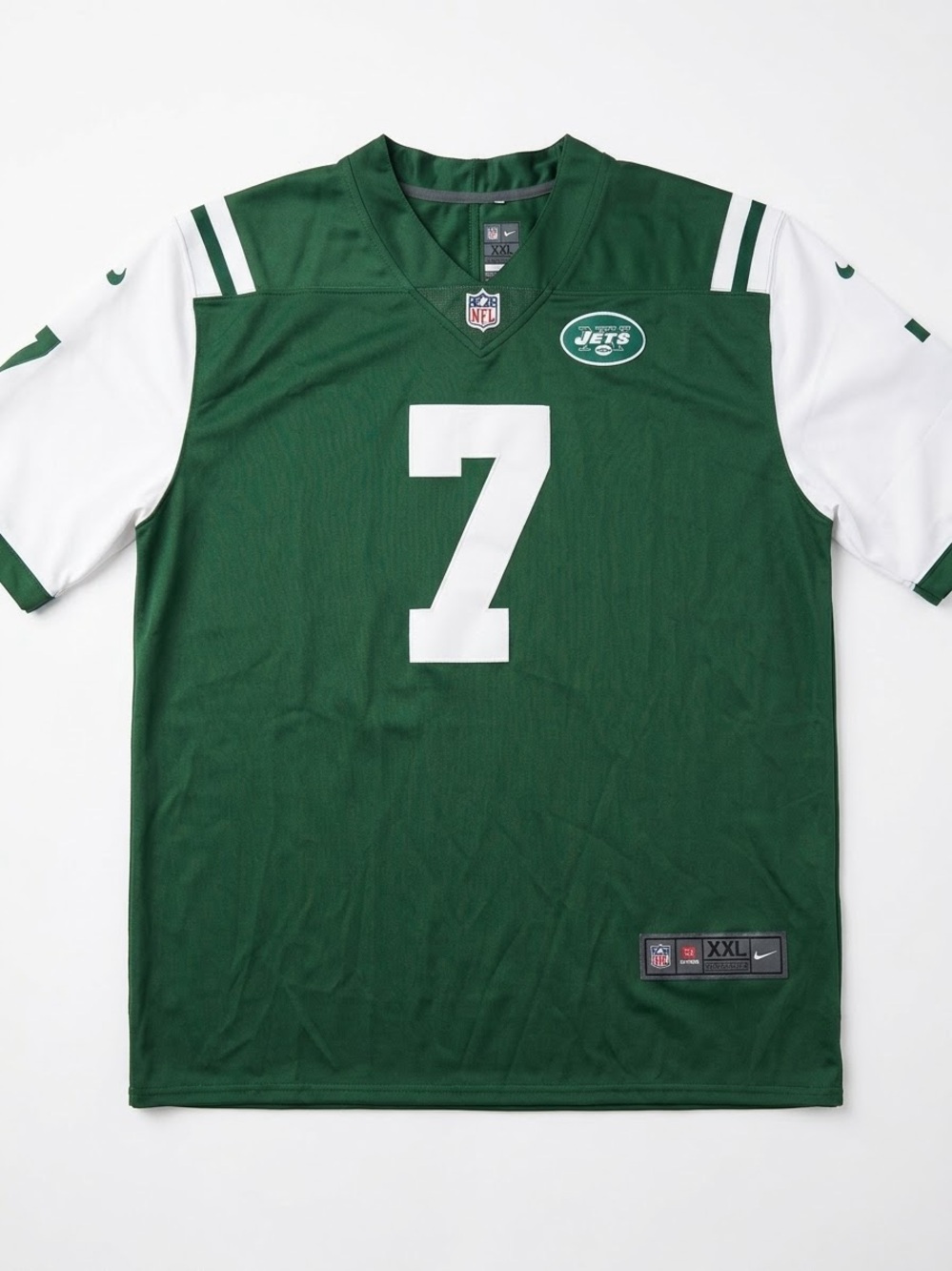 Nike NFL New York Jets Custom #7 KIM Jersey Men’s XXL (Size 52) Stitched